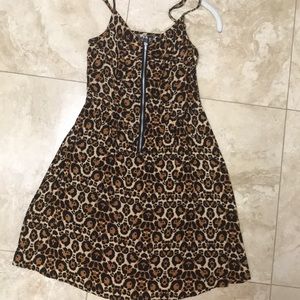 H&M divided leopard dress size 4